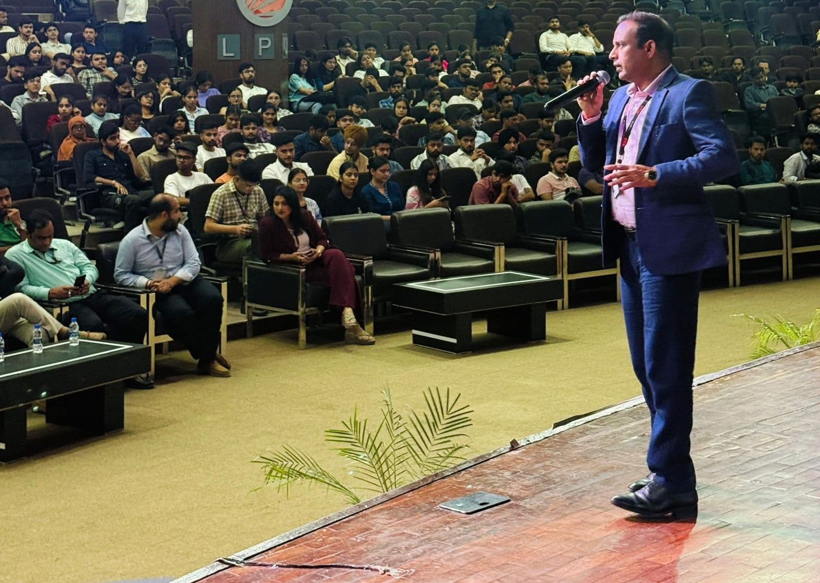 Speaking to audience